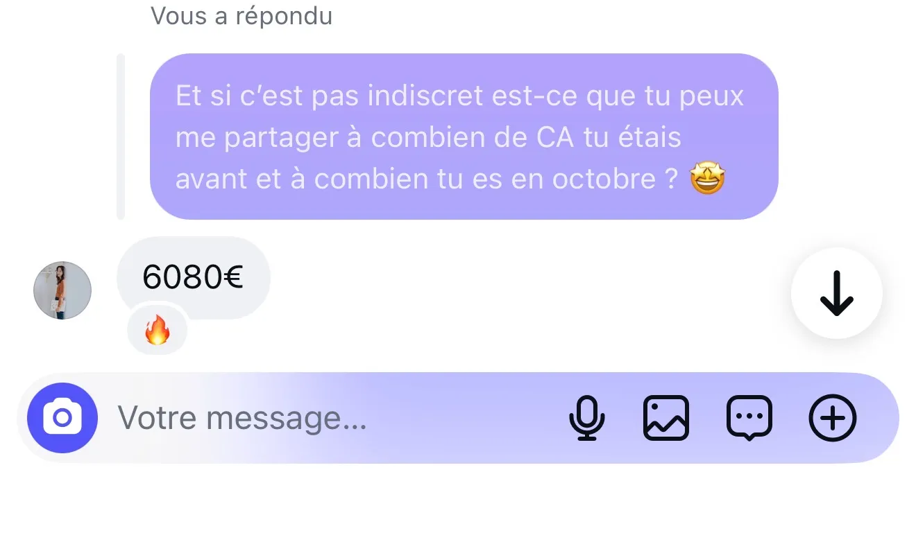 Preuve de Floriane : de 3000€ à 10000€ sur 4 mois